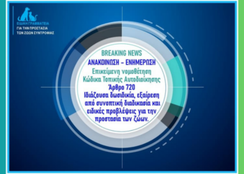 Νέος Κώδικας ΤΑ: Αλλαγές για τα αδέσποτα